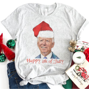 Happy 4Th of July Biden Christmas tee