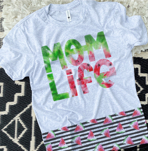 Mom life 🍉 tee