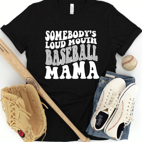 Somebody’s loud mouth baseball mama