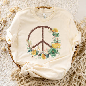 Peace & Spring tee