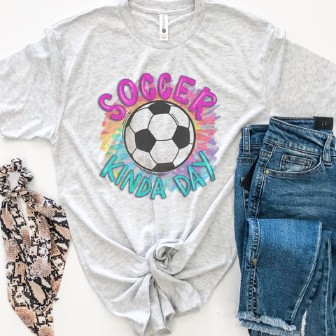 Soccer ⚽️ kind of day tee