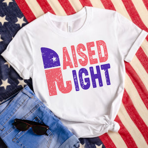 Raised right tee