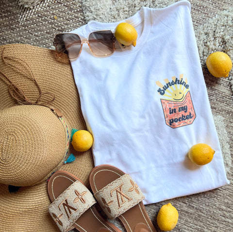 Sunshine in my pocket tee