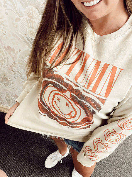 Nirvana Autumn pumpkin sweater