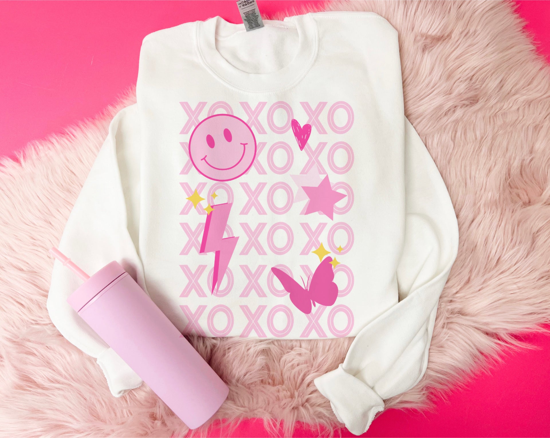 Stacked Retro XOXO sweater