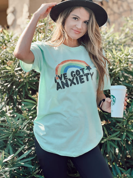 I’ve got anxiety • rainbow tee