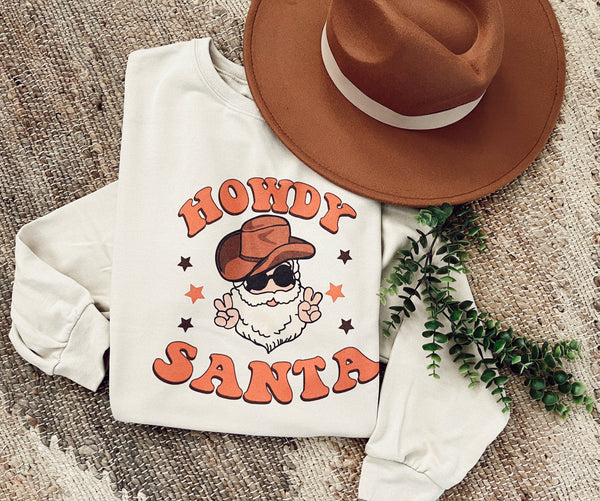 Howdy Santa Pullover