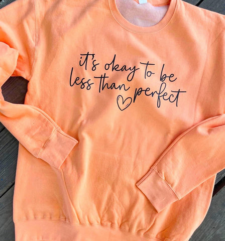 It’s okay to be less than perfect sweater