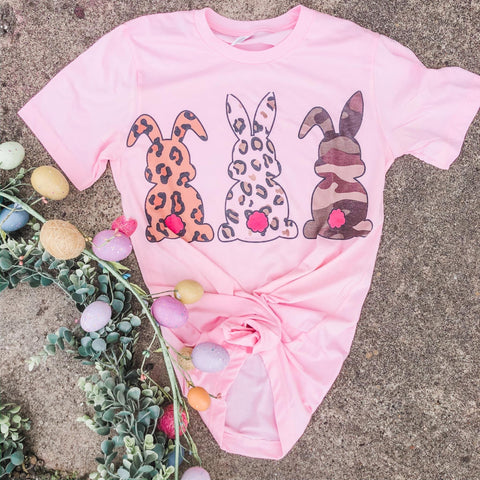 Triple bunny tee