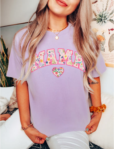 Spring MAMA floral tee