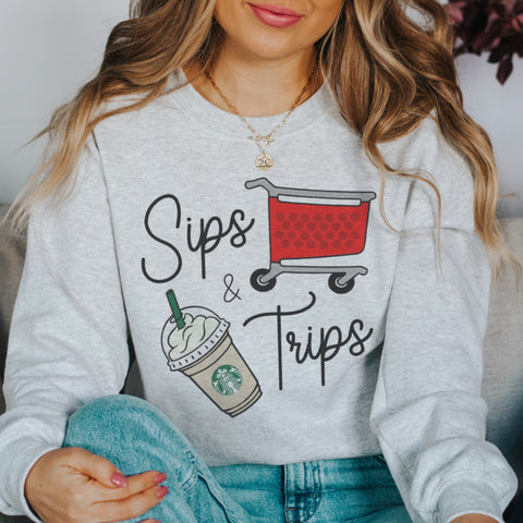 Sips & trips sweater