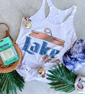 Lake mode beer style tee/tank