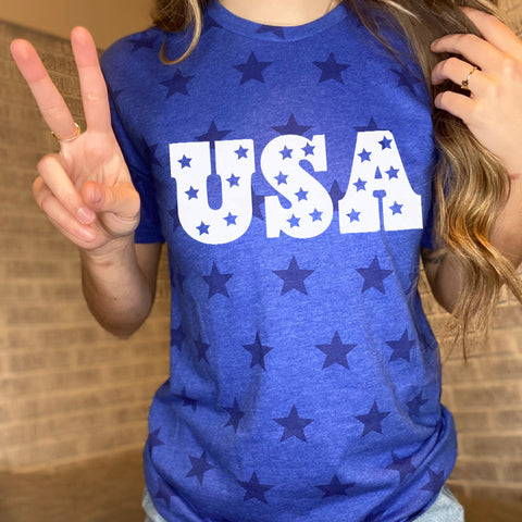 USA star tees