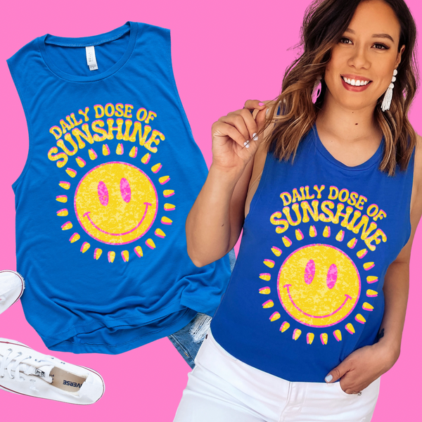 Daily dose of sunshine tee/tank