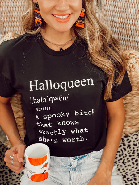 Halloqueen tee