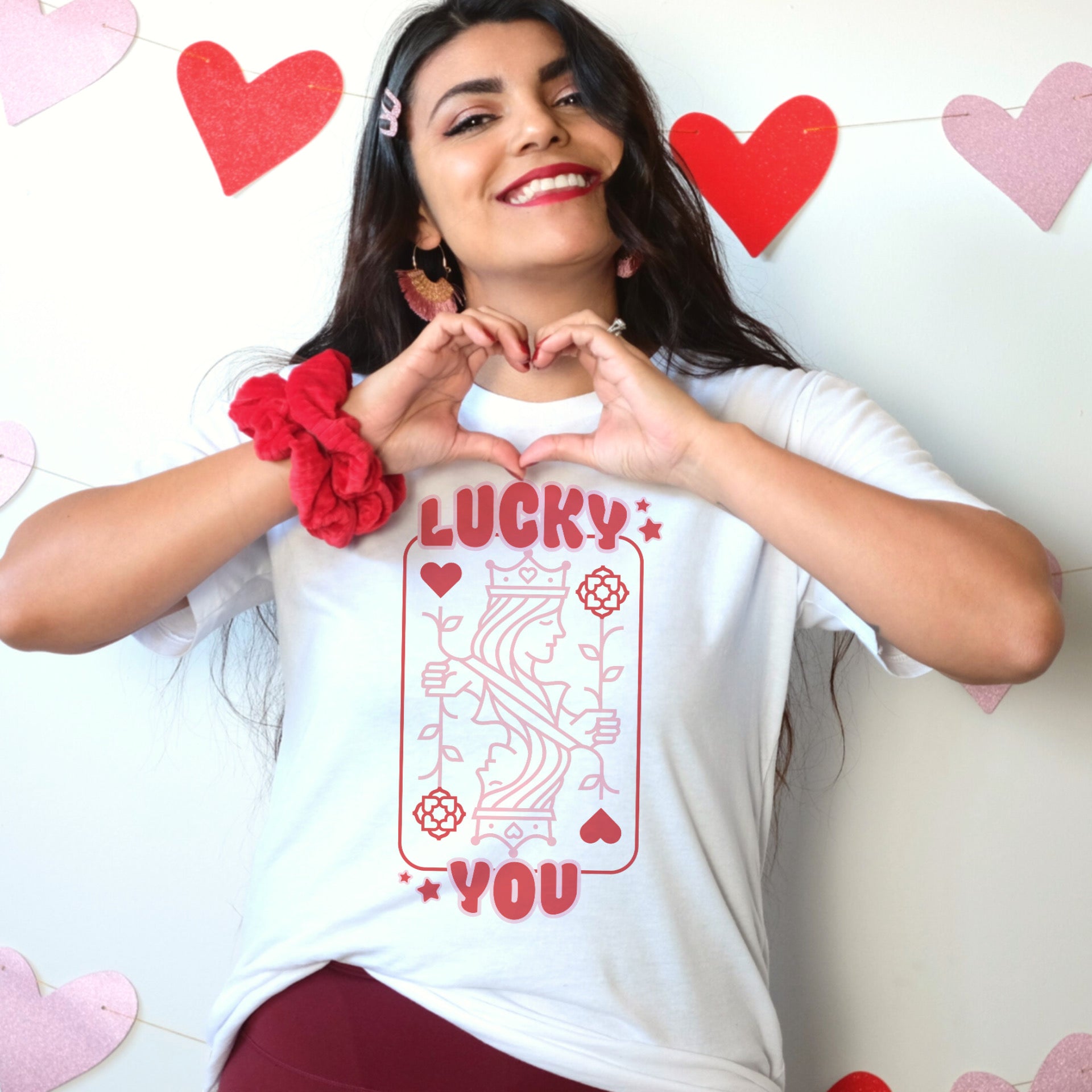 Lucky You Card tee