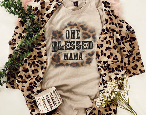 One blessed mama tee