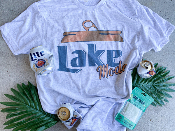 Lake mode beer style tee/tank