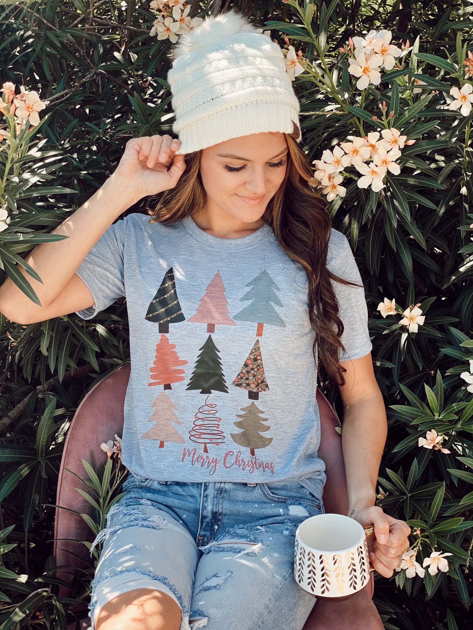 Stacked Christmas tees tee