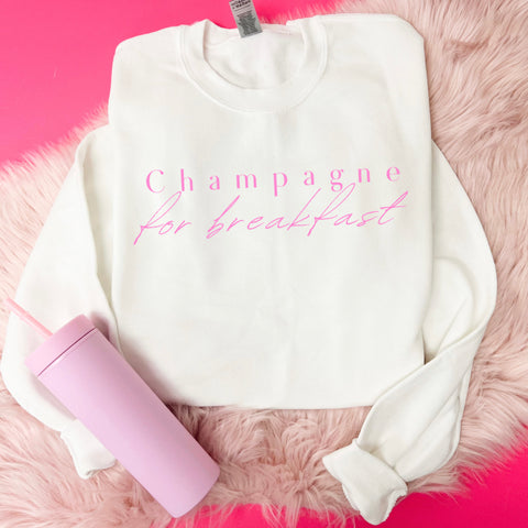 Champagne For Breakfast Sweater