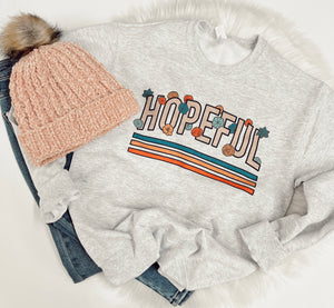 Hopeful • retro sweater