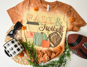 Fall & Football brick tee