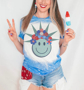 Sweet land of liberty smiley tee