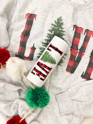 L 🎄VE 20oz tumbler