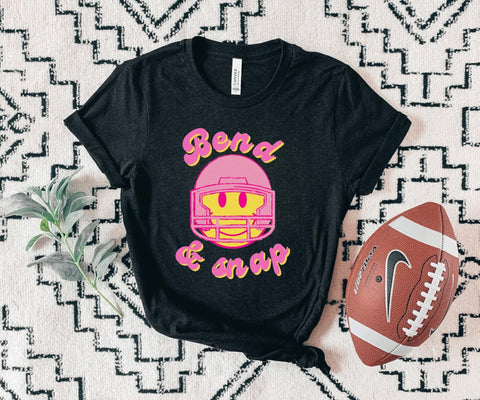 Bend & snap football tee