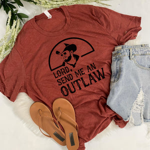 Lord send me an outlaw tee