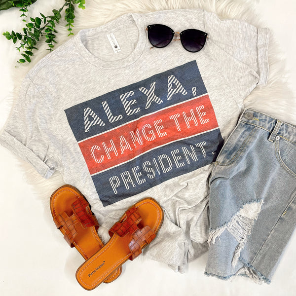 Alexa, change the President tee